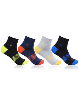 Bonjour - Multi-Color Solid Socks Set (Pack of 4)