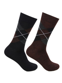 Bonjour - Multi-Color Solid Socks Set (Pack of 2)