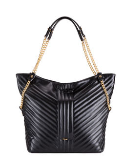 CARPISA - Shoulder Bag - Chain Black Handbags