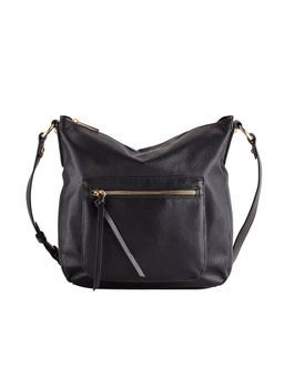 CARPISA - Shoulder Bag With External Pocket - Flavia Black Sling Bag