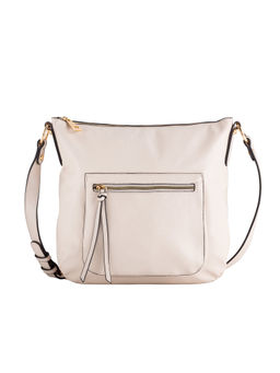 CARPISA - Shoulder Bag With External Pocket - Flavia Beige Sling Bag