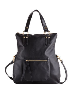 CARPISA - Foldable Shopping Bag - Flavia Black Handbags