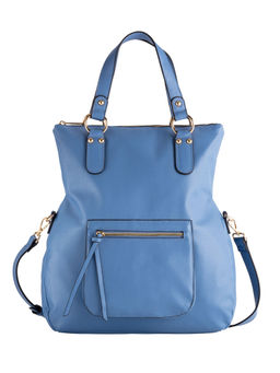 CARPISA - Foldable Shopping Bag - Flavia Blue Handbags