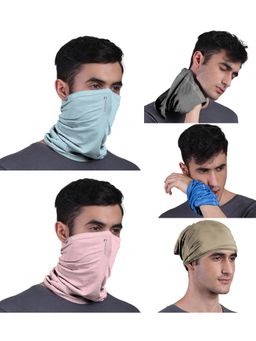FREECULTR - Unisex Plain Bamboo Bandana Anti Microbial Multipurpose Cloth Face Mask