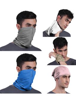 FREECULTR - Unisex Plain Bamboo Bandana Anti Microbial Multipurpose Cloth Face Mask