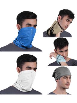 FREECULTR - Unisex Plain Bamboo Bandana Anti Microbial Multipurpose Cloth Face Mask