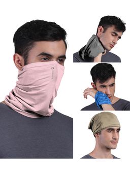 FREECULTR - Unisex Plain Bamboo Bandana Anti Microbial Multipurpose Cloth Face Mask