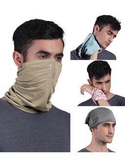 FREECULTR - Unisex Plain Bamboo Bandana Anti Microbial Multipurpose Cloth Face Mask