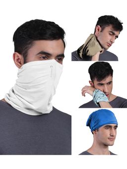 FREECULTR - Unisex Plain Bamboo Bandana Anti Microbial Multipurpose Cloth Face Mask