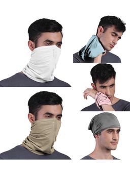 FREECULTR - Unisex Plain Bamboo Bandana Anti Microbial Multipurpose Cloth Face Mask