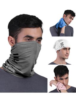 FREECULTR - Unisex Printed Bamboo Bandana Anti Microbial Multipurpose Cloth Face Mask