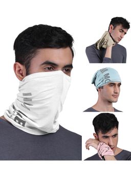 FREECULTR - Unisex Printed Bamboo Bandana Anti Microbial Multipurpose Cloth Face Mask