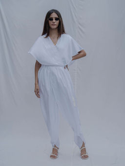 Bohame - White Rika Jumpsuit
