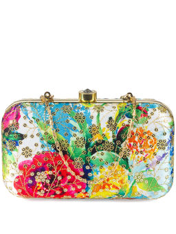 Parizaat by Shadab Khan - Multi-Colour Vibrant Embellished Clutch