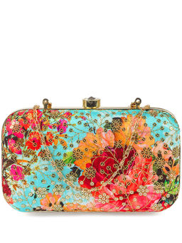 Parizaat by Shadab Khan - Multi-Colour Embroidered Clutch