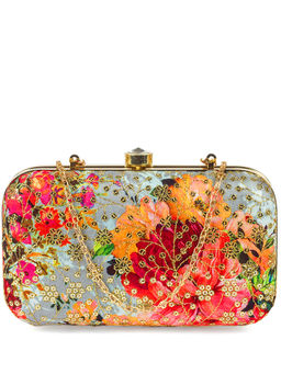 Parizaat by Shadab Khan - Multi-Colour Embroidered Clutch