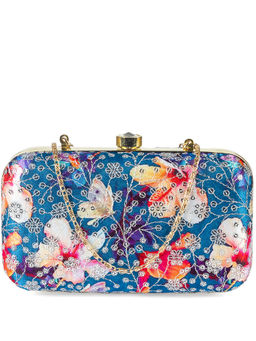 Parizaat by Shadab Khan - Multi-Colour Luxury Bloom Embellished Clutch