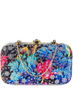 Parizaat by Shadab Khan - Multi-Colour Embroidered Clutch