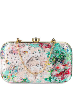 Parizaat by Shadab Khan - Multi-Colour Sequence Clutch