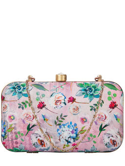 Parizaat by Shadab Khan - Multi-Colour Printed Clutch