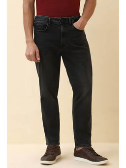 Allen Solly - Black Solid Slim Fit Jeans