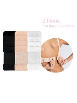 Rheal Curve - Stretchable and Adjustable Bra Strap Extender, Soft Breathable (Pack of 3)
