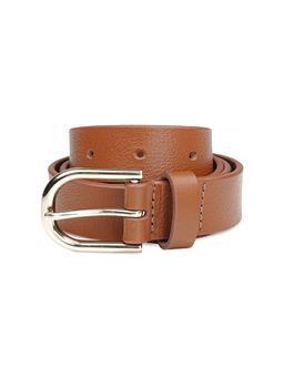 Tommy Hilfiger - Women’s Leather Belt Aurien - Tan