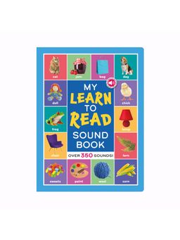 Tak Tak Toys - My Learn To Read Multi Sensor Sounds Book For Kids Interactive Learning Music Book