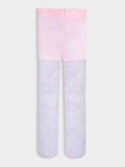 Mi Arcus - Polka Dot Design Ultra Soft and Stretchable Stockings for Girls Pink