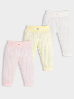 Mi Arcus - Cotton Knitted Solid Pyjama (Pack of 3)