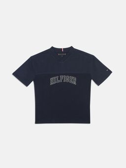 Tommy Hilfiger - Boys Logo Regular Fit Cotton T-Shirt