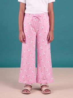 KiddoPanti - Cotton Blush Duck AOP Printed Pyjama
