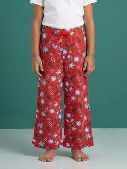KiddoPanti - Cotton Cherry Blossom Floral Print Pyjama