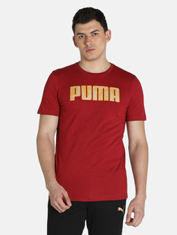 Puma - Mens Graphic Tee Iii Men Red T-shirt