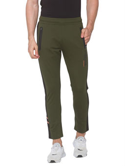 Spykar - Men Green Slim Fit Trackpant
