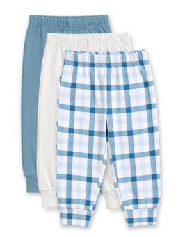 Cocoon Care - Unisex Multi-Color Bamboo Cotton Joggers (Pack of 3)
