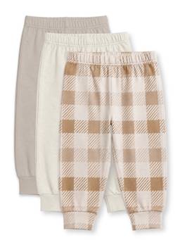 Cocoon Care - Unisex Multi-Color Bamboo Cotton Joggers (Pack of 3)
