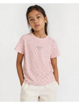 Alan Jones - Girls Red All Over Printed T-shirt