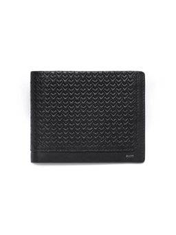 Rare Rabbit - Textured Leather Wallet - Black