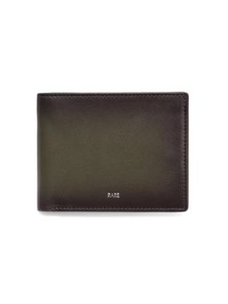 Rare Rabbit - Solid Leather Wallet - Olive