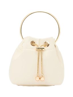 Forever New - Havana Metal Handle Potli Bag With Detachable Strap