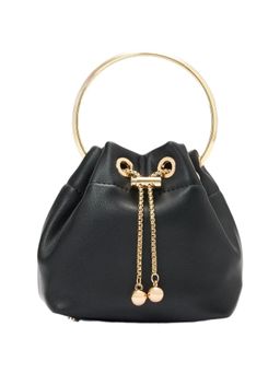 Forever New - Havana Metal Handle Potli Bag With Detachable Strap
