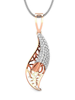 Candere by Kalyan Jewellers - Meraki Collection 18K (750) Rose Gold Pendant for Women