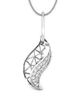 Candere by Kalyan Jewellers - Meraki Collection 18K (750) White Gold Pendant for Women