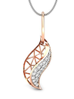 Candere by Kalyan Jewellers - Meraki Collection 18K (750) Rose Gold Pendant for Women