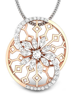Candere by Kalyan Jewellers - Meraki Collection 18K (750) Rose Gold Pendant for Women
