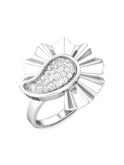 Candere by Kalyan Jewellers - Everlite Collection 18K (750) White Gold Ring for Women