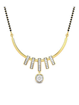 Candere by Kalyan Jewellers - Everlite Collection 18K (750) Yellow Gold Mangalsutra Pendant for Women