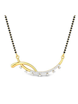 Candere by Kalyan Jewellers - Everlite Collection 18K (750) Yellow Gold Mangalsutra Pendant for Women