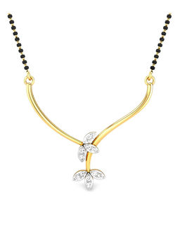 Candere by Kalyan Jewellers - Everlite Collection 18K (750) Yellow Gold Mangalsutra Pendant for Women